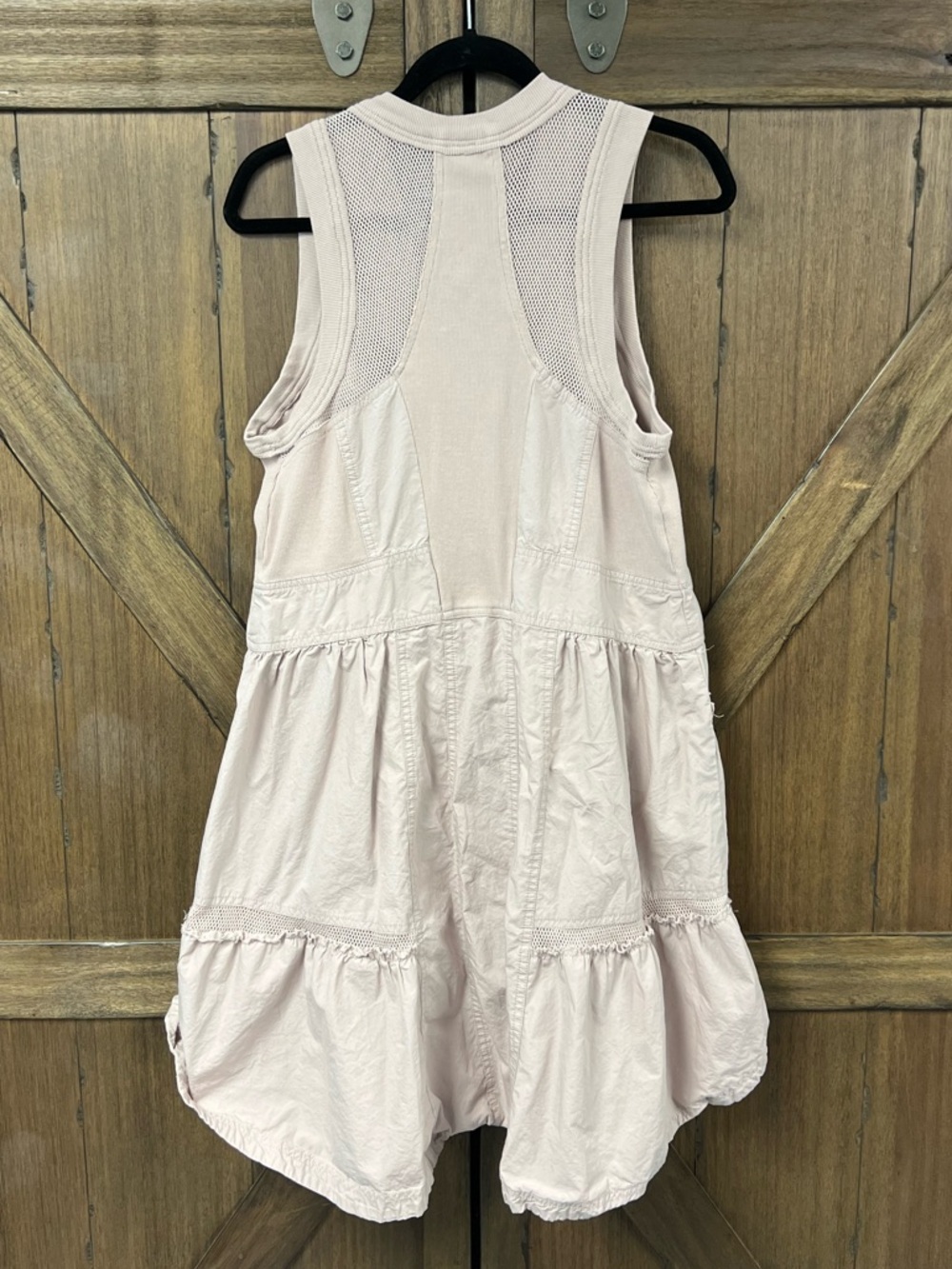 Daily Practice Anthropologie Cotton Trek Utility Mini Dress Muted Rose Size M - Picture 5 of 7
